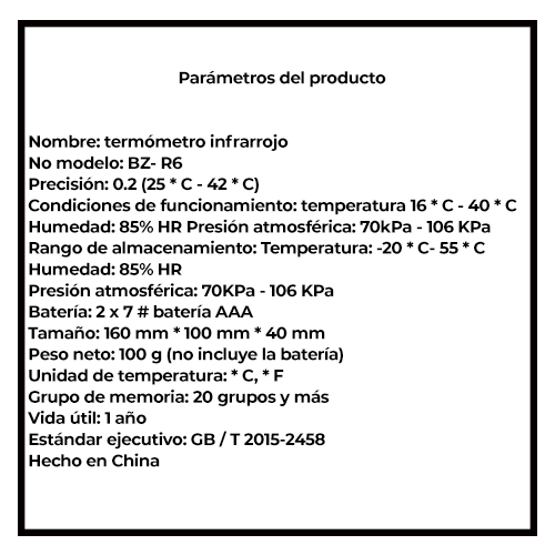 TERMÓMETRO